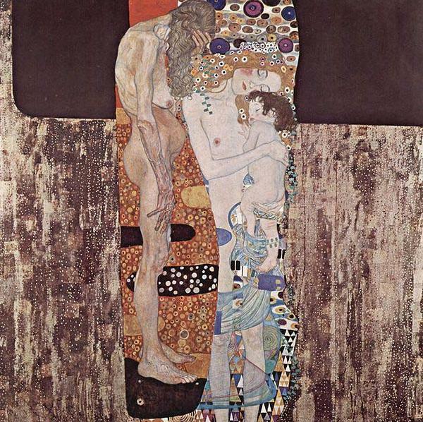 Gustav Klimt Die drei Lebensalter der Frau Spain oil painting art
